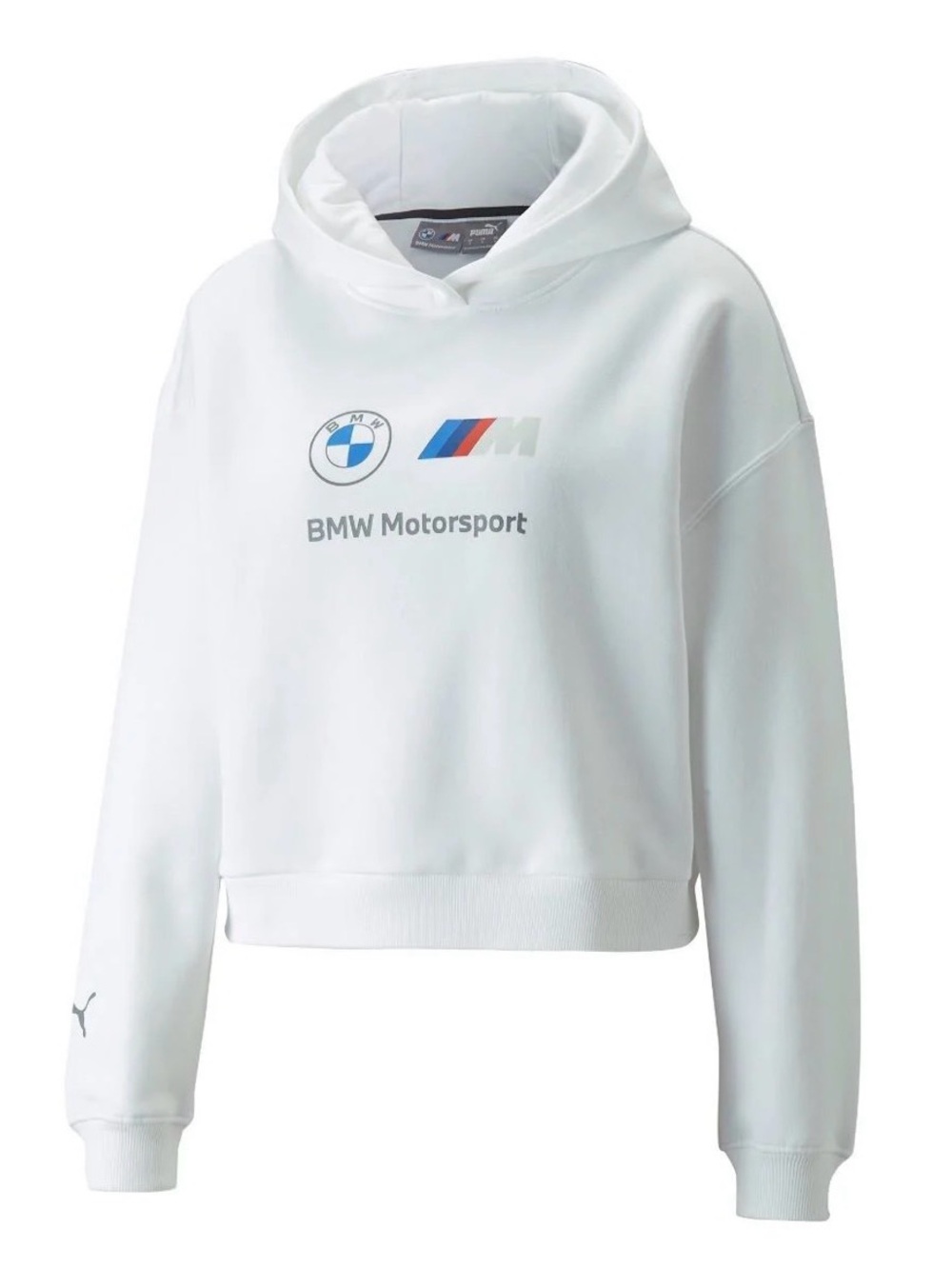Puma BMW Motorsports Logo cropped hoodie sz S
